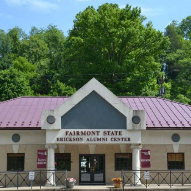 Picture of the Fairmont State Erickson Alumni Center on Locust Avenue, Fairmont